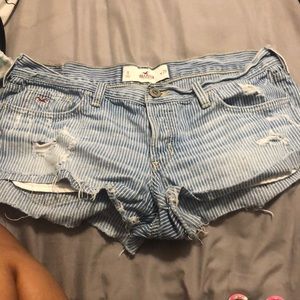 Hollister Jean Pin Striped Shorts